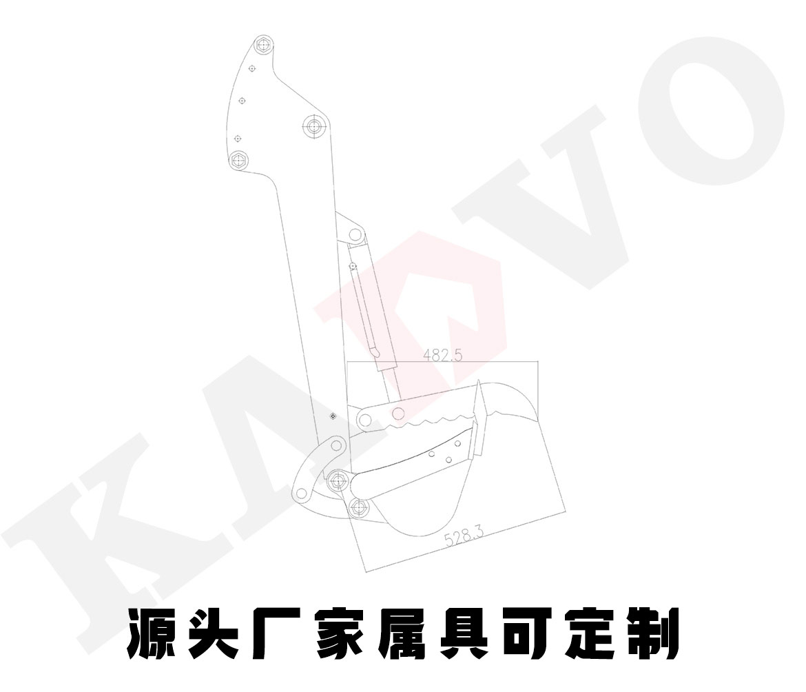 液壓拇指夾尺寸