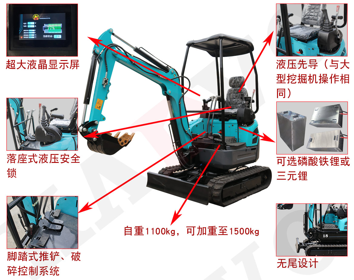 KE18電動挖掘機