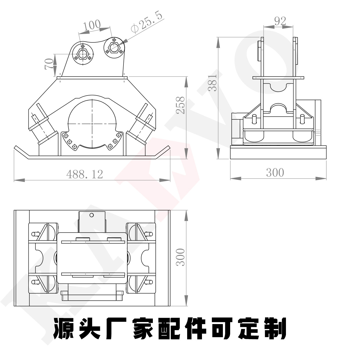 挖掘機平板夯 挖掘機平板夯