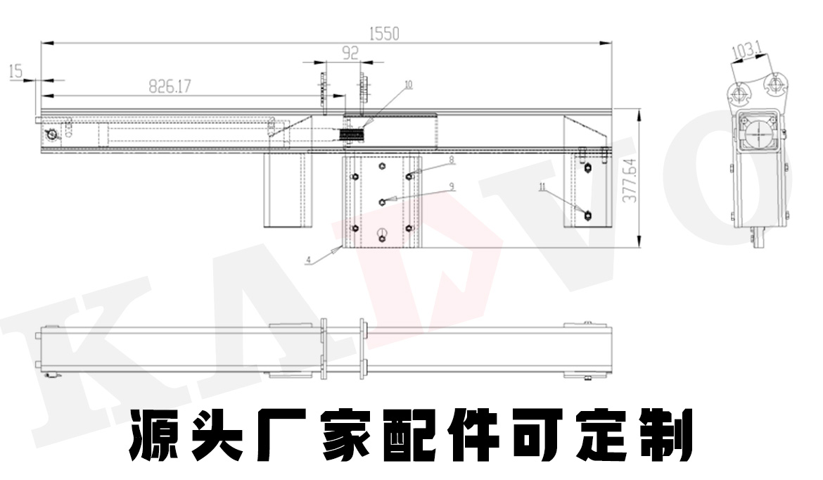 挖掘機劈柴機參數圖