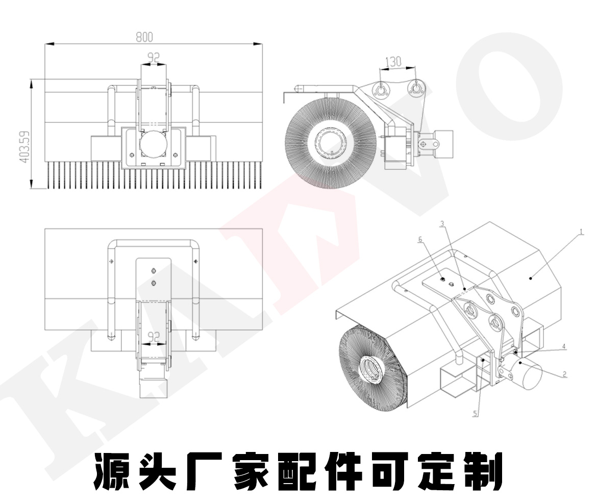掃雪機(jī)尺寸圖