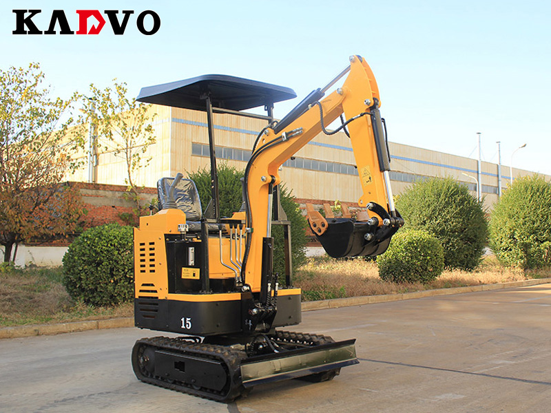 小型挖掘機(jī)推土鏟的功能