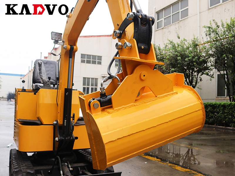 小型挖掘機(jī)傾斜斗（清潔斗）應(yīng)用場合