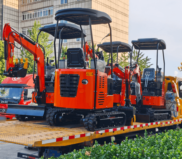 凱迪沃小挖機裝車發貨，為工程建設注入強勁動力！